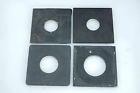 32.4mm Beseler 4 Square Enlarger Lens Board Lot 33.8mm 42.5mm 51mm Unthreaded