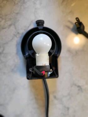 Beseler 10-43760-30 23c Enlarger Lamp Cap Assembly 10-43670-30 With Bulb For Early Model