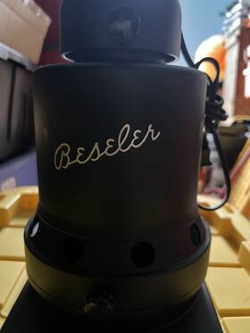 Beseler 59q-62-07-ak 45 Condenser Lightsource Darkroom Enlarger Head Light Source Black