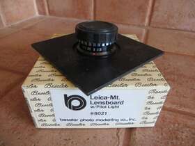 8021-83835 Beseler Products - Leica-mt Lensboard With Red Pilot Light And 50mm Lens