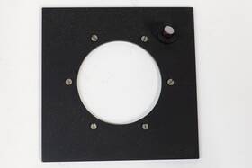 Beseler 8025 4x4 Lens Board With Pilot Light For Early 150mm F/5.6 El-nikkor