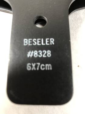 Beseler 8328 6x7cm Negative Carrier For 45 Series Enlargers #8328