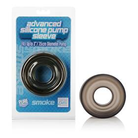 Calexotics 716770067241 Advanced Silicone Pump Sleeve - Smoke