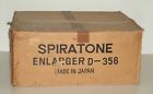 D-356 Spiratone Very Rare Enlarger Original Box Plastic Nos Nib