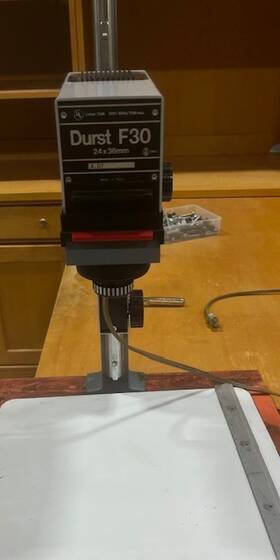 3306-0910 Durst F30 Darkroom Enlarger - Vintage For 35 Mm Film Negatives