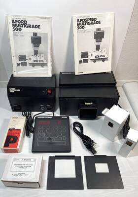 5521244 Ilford Multigrade 500 Darkroom Enlarger Complete Set 500s 500c 500h