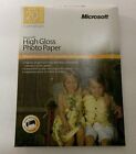 Lysb00k1p7548-electrncs Microsoft High Gloss Photo Paper Sheets 071064462011