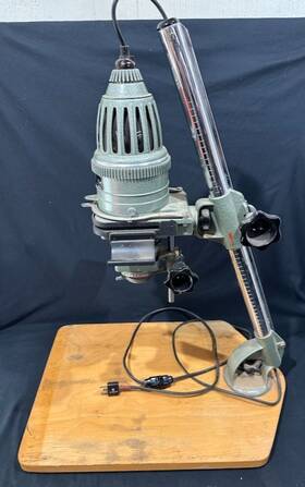 74202 Meopta Vintage Opemus Ii Negative Enlarger With Wood Base Type