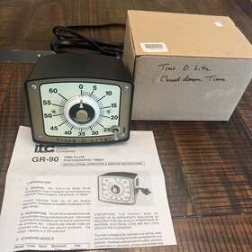 Time-o-lite 423-404 None Time-o-lite Model Gr-90 Darkroom Enlarging Timer