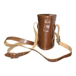 Vintage Schneider Optik Kreuznach Leather Lens Case With Strap Brown Germany Cam. Fixed Price $65.00.