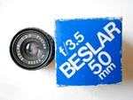 Beslar 50MM F/3.5 Enlarger Lens In Box. Fixed Price $19.99.