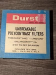 Durst Polycontrast Filters Set Vintage Darkroom Enlarger (#298). Fixed Price $31.99.
