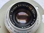 Kodak Enlarging Ektar 100MM F:4.5 Lens With Mounting Plate. Fixed Price $43.95.