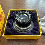 Taylor Optical Tayon Enlarging Lens 75MM F3.5 Darkroom Photography W/box Ex+. Fixed Price $15.00.