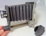 Vintage Beslar 1:3.5 F=50MM Enlarging Lens W/ Rapid Rail Bellows -parts Repair. Fixed Price $29.97.