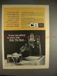 1960 Beseler Topcon Camera & 45MCRX Enlarger Ad, Best!!. Fixed Price $19.99.