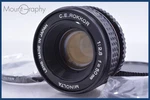 Exc Minolta C.e. Rokkor 50MM F2.8 W/cap&filter Fromjapan #MJ8866. Fixed Price $19.02.