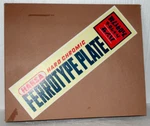 Hansa Hard Chromic Ferrotype Plate From The Omiya Photo Supply Company Tokyo. Fixed Price $27.19.