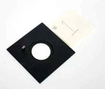 Beseler 4X4 In Enlarger Lensboard With 39MM Hole And Pilot Light #0878. Fixed Price $39.00.