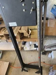Beseler 23LL Photo Enlarger Frame / Column Chassis 12" X 44". Fixed Price $90.00.