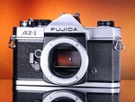 Fujica AZ-1 35MM Slr Film Camera Tested, Working #2105015. Fixed Price $62.95.