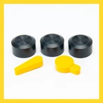 Set Of 5 Knobs For Lpl And Saunders Omega Jobo 670XL Dichroic Colorheads. Fixed Price $59.00.