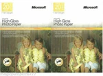 5 Packs Microsoft 4" X 6" High Gloss Photo Printer Paper (100 Sheets) Free Ship. Fixed Price $17.95.