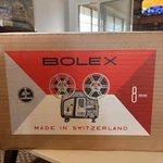 Bolex Paillard 18-5 8MM Movie Projector W/ Case & Power Cord. Fixed Price $105.00.