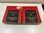 Lot Of 2 Bausch & Lomb Enlarging Focusing Magnifiers Original Box 813453 Vintage. Fixed Price $31.14.