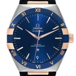 Omega Constellation Steel Rose Gold Mens Watch 131.23.41.21.03.001 Box Card. Fixed Price $7920.00.