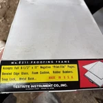 Testrite Instrument Co N. 8511 Proofing Frame 1/2 X Made Usa. Fixed Price $44.99.
