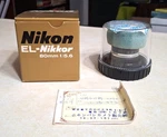 Nikon El-nikkor 80MM Enlarging Lens F/5.6 W Caps Original Box Vintage Made Japan. Fixed Price $189.99.