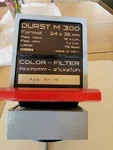 Durst 300 Enlarger With Color Filter 24X36MM Format Gray Red Black. Fixed Price $75.00.