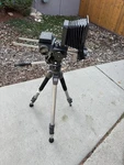 Bogen Manfrotto 3063 Head W Promaster SYSTEMPRO2 Tripod & Camera Lens Hood Shade. Fixed Price $155.50.
