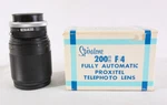 Nos Spiratone 200MM F/4 Proxitel Telephoto Lens For Canon Fd Mount, W Box. Fixed Price $74.95.