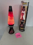 Kiss Lava Lamp Gene Simmons 2010 Lite 14.5" Tall Red Rare Works. Fixed Price $110.19.
