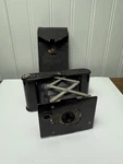 Eastman Kodak Vest Pocket 127 Folding Camera, Black, With Case. Fixed Price $35.99.