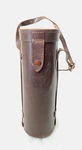 Vtg 11.25" Schneider Optik Kreuznach Leather Lens Case W/ Strap Brown Germany. Fixed Price $29.00.