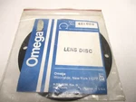 Omega Cat. 421-000 3 5/8" Blank Lens Disc. Nos.. Fixed Price $10.00.
