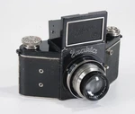 Ihagee Vest Pocket Exakta Model B, Black, 75/2.8 Zeiss TESSAR/225868. Fixed Price $150.00.