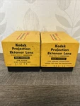 Kodak Projection Ektanon Lens 3 & 4 With Box. Fixed Price $39.99.