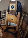 8X10 Studio Camera Kodak Century Graflex Corp Rochester Ny Lens Rolling Stand. Fixed Price $2455.00.