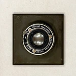 Vntg, Federal Anastigmat, Fedar, F6.3, 3.5" Enlarging Lens No 1430 W/ Board. Fixed Price $39.95.