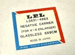 Saunders Lpl 6X9 Film Carrier For 4500/4550 4X5 Enlargers. Fixed Price $175.00.
