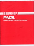 Beseler PM2L Color Analyzer Genuine Instruction Manual / Guide English. Fixed Price $16.99.