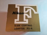 Nikon PS-4 Slide Copying Adapter. Fixed Price $59.99.
