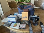 Konica FT-1 35MM Slr Camera 28-80MM Toyo Optics Zoom Lens And Bag Filters Manual. Fixed Price $80.00.