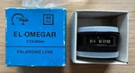 El-omegar F/3.5-75MM Enlarging Lens Cat. No. L455-110 Open Box. Fixed Price $27.50.