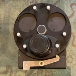 Omega 3-LENS Turret 404-867 With Komura Enlarger. Fixed Price $75.00.