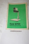 Durst RS35 Enlarger Instruction Manual Guide Book Original Genuine. Fixed Price $24.99.